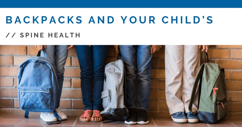 Chiropractic West Des Moines IA Backpacks and Spine Health